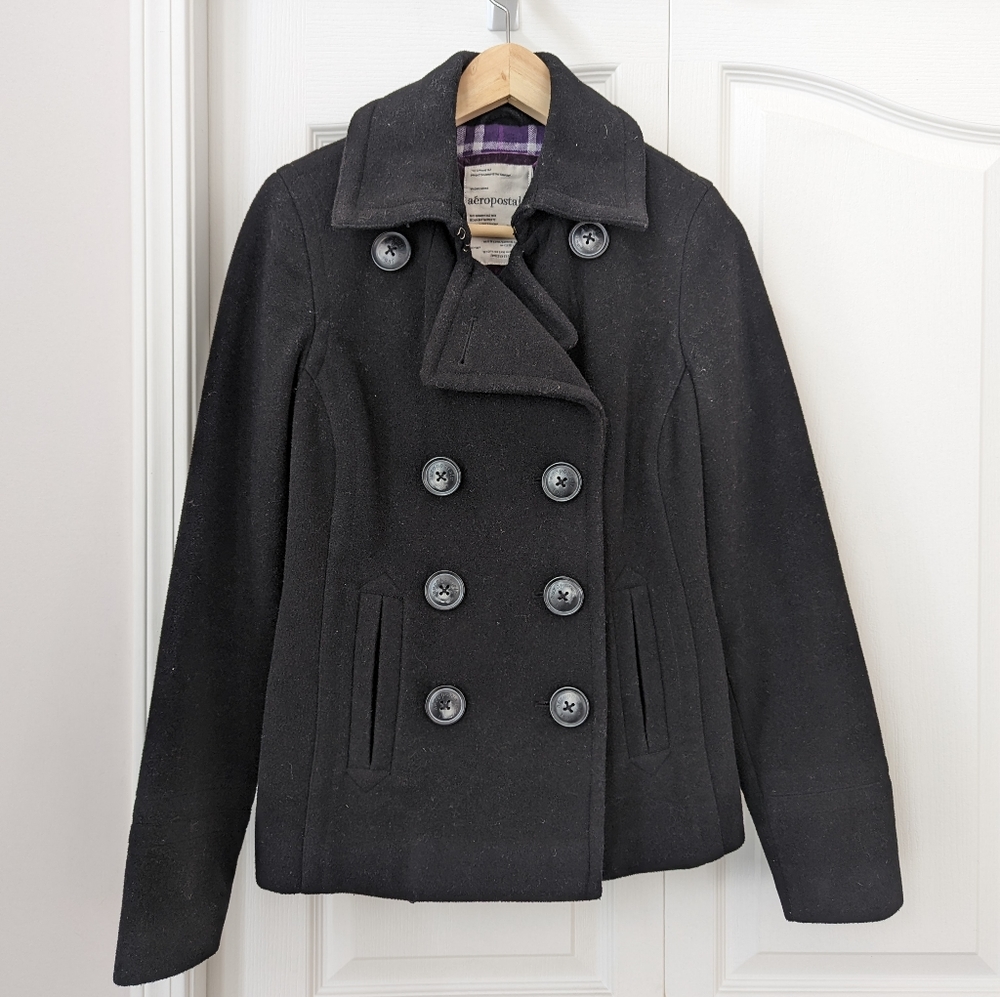 Aeropostale Black Peacoat
